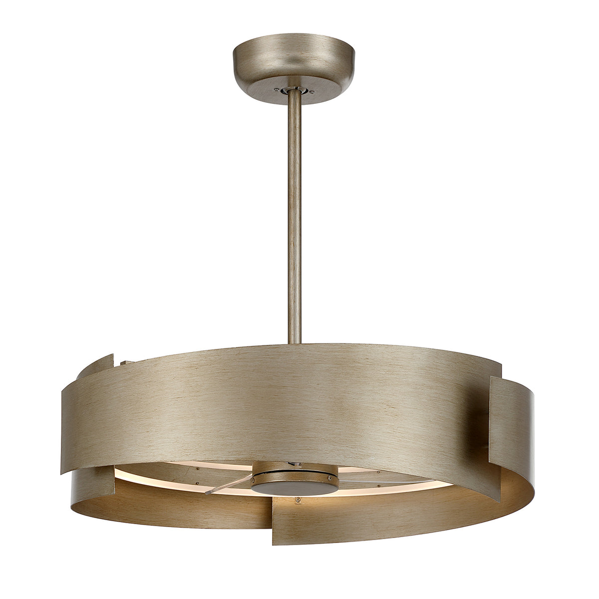 Savoy House 28-FD-455-53 Amiena LED Fan D'Lier in Silver Patina