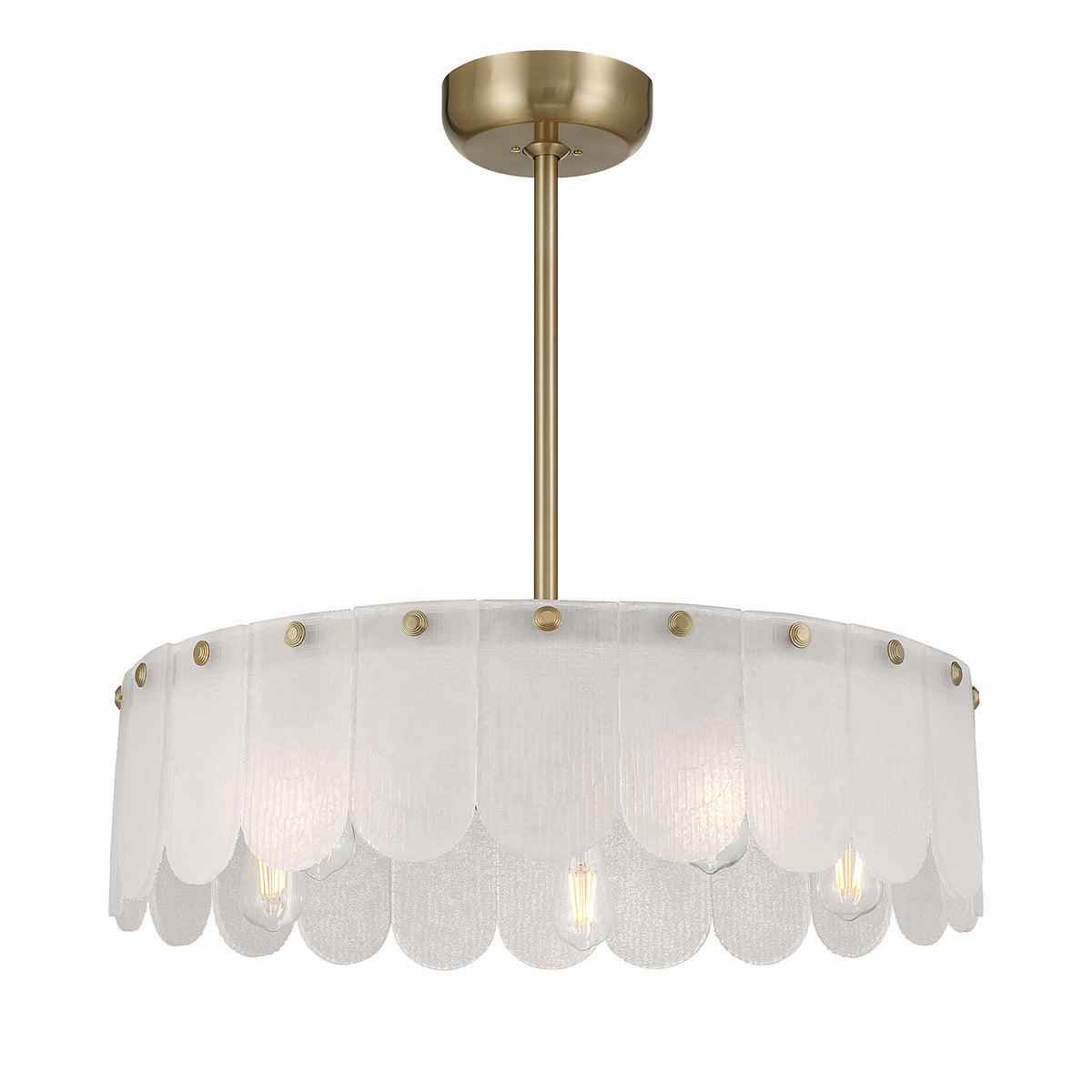 Savoy House 28-FD-9802-127 Ashton Fan D'Lier in Noble Brass