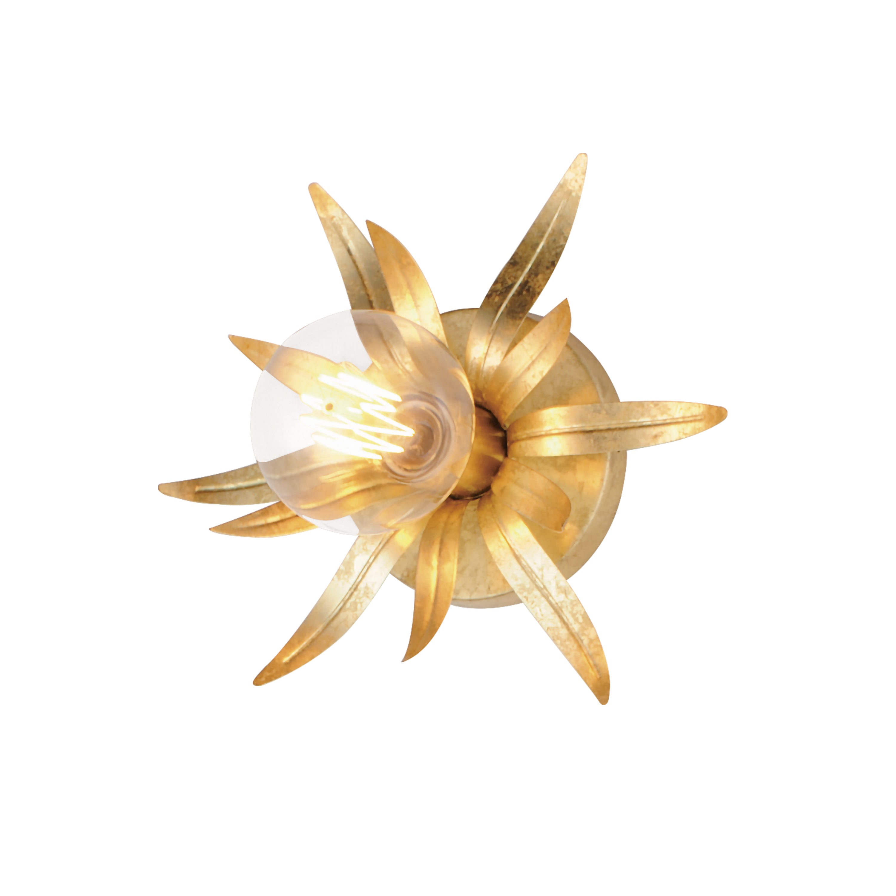 Maxim Lighting 2880GL Paloma Sconce in Gold Leaf