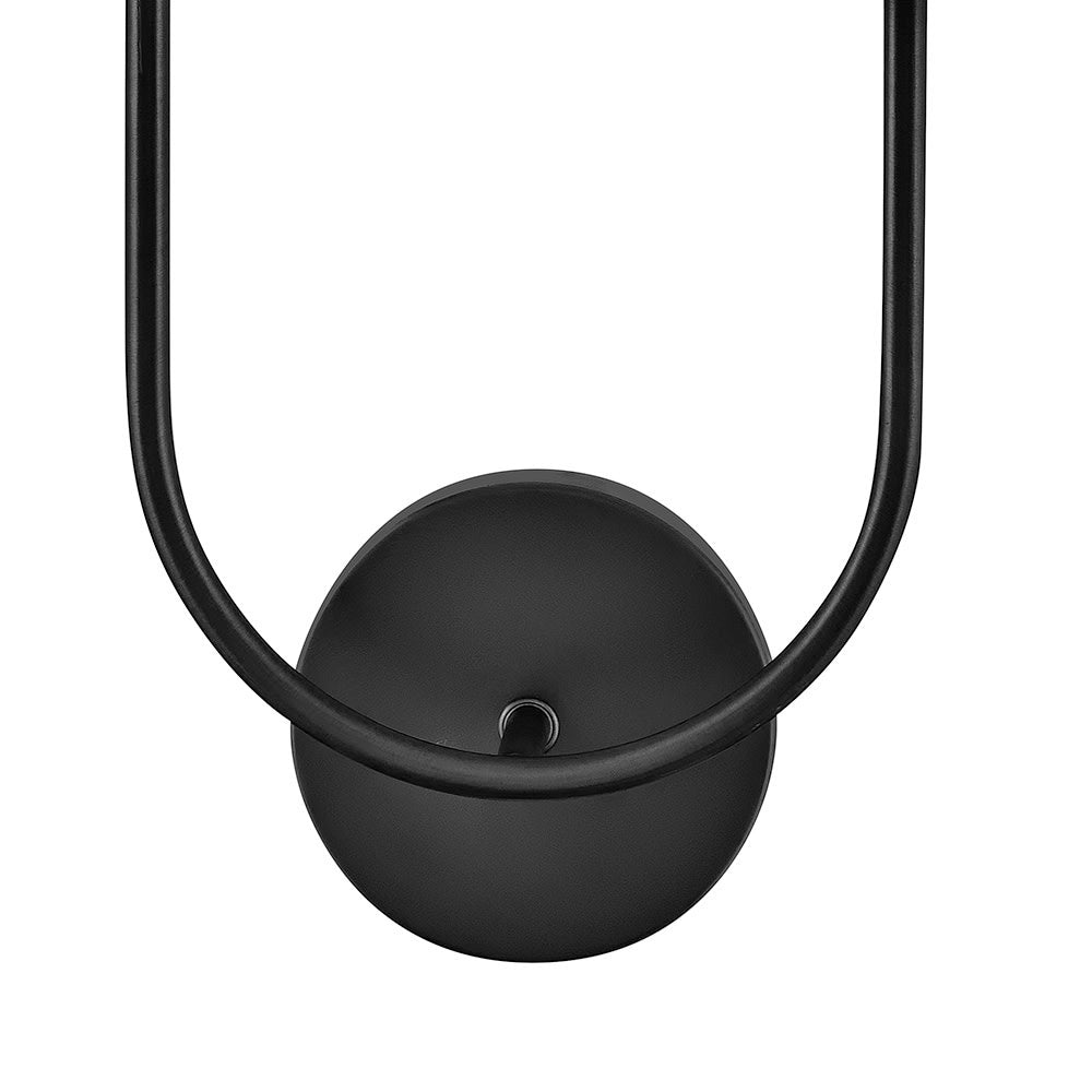 Applique double Lark 84262BK Cora en noir