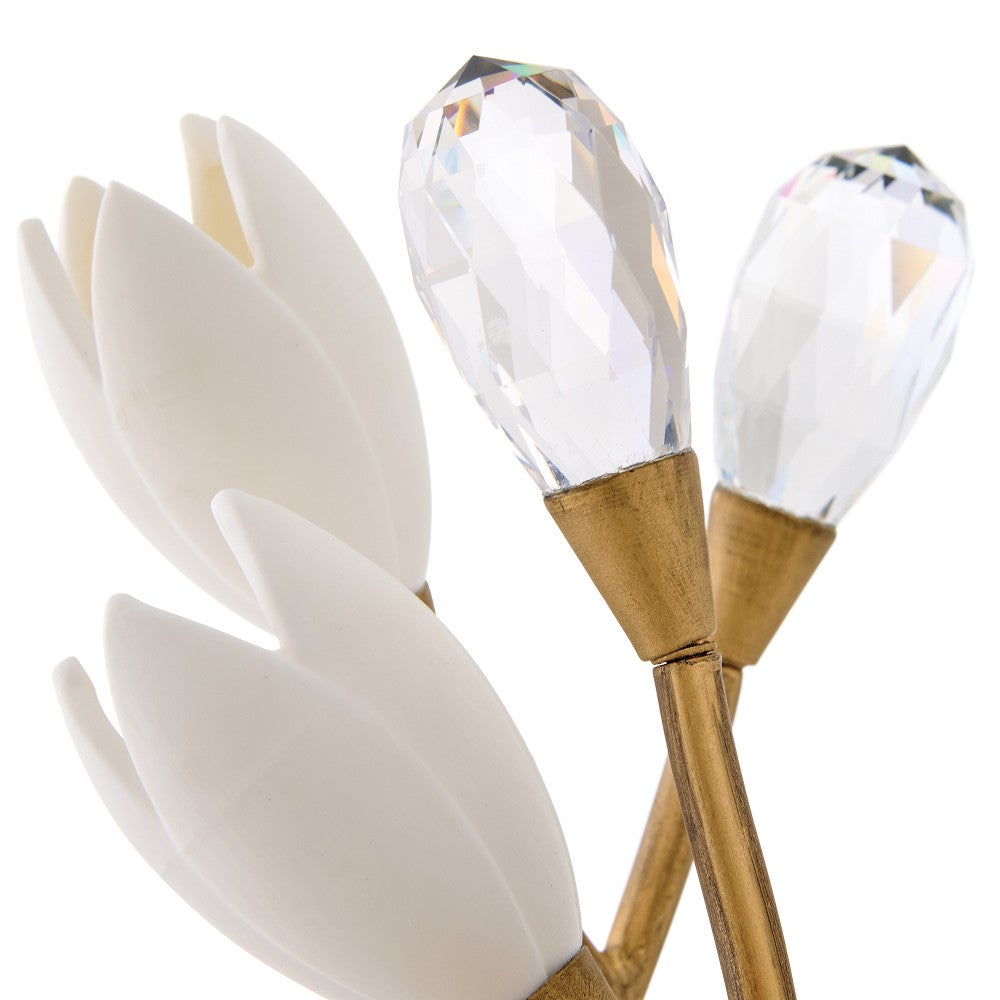 Fredrick Ramond FR32200BNG Yvette Wall Sconce in Burnished Gold