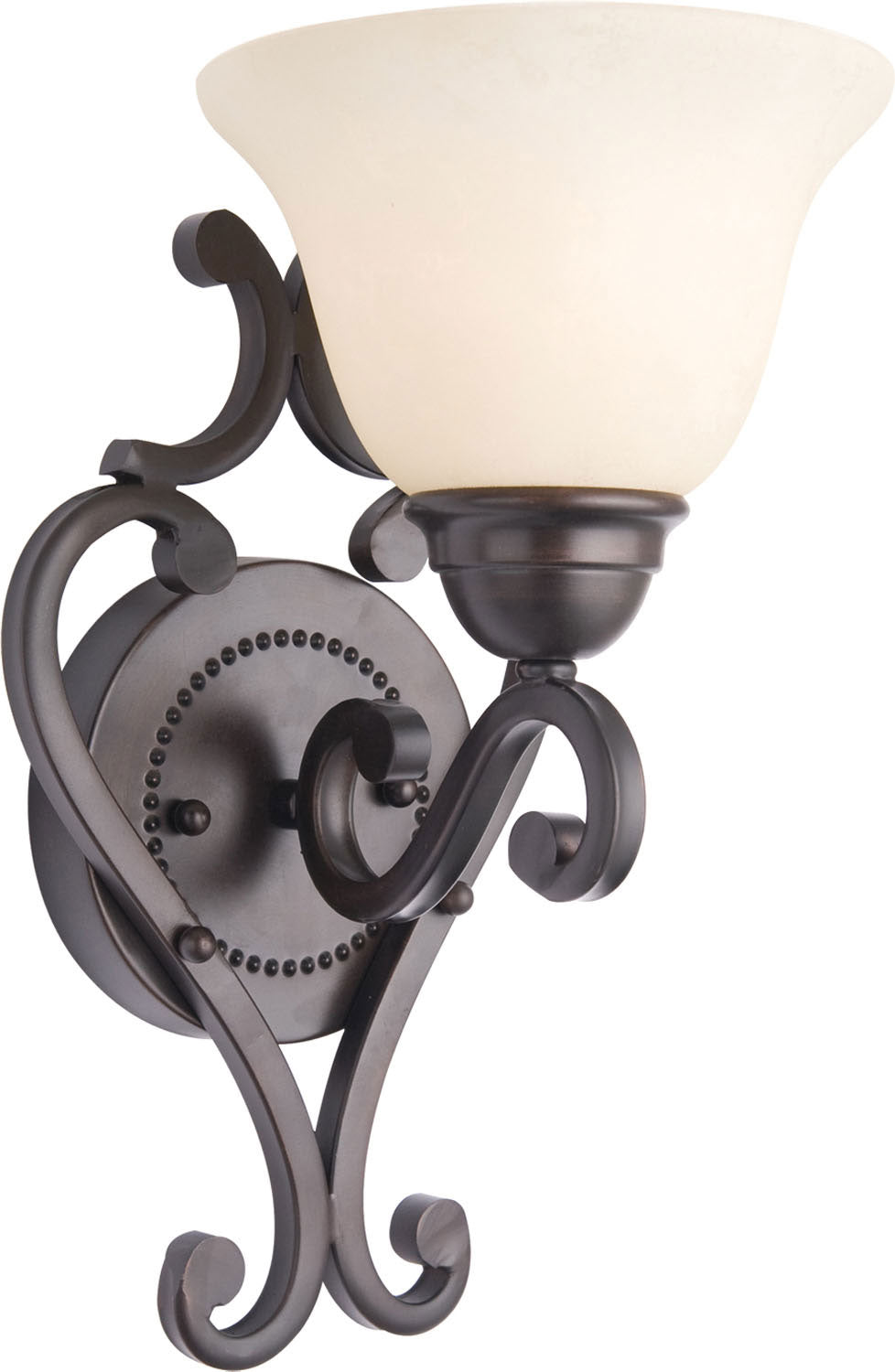 Maxim Lighting 12211FIOI Manor Wall Sconce in Oil Rubbed Bronze