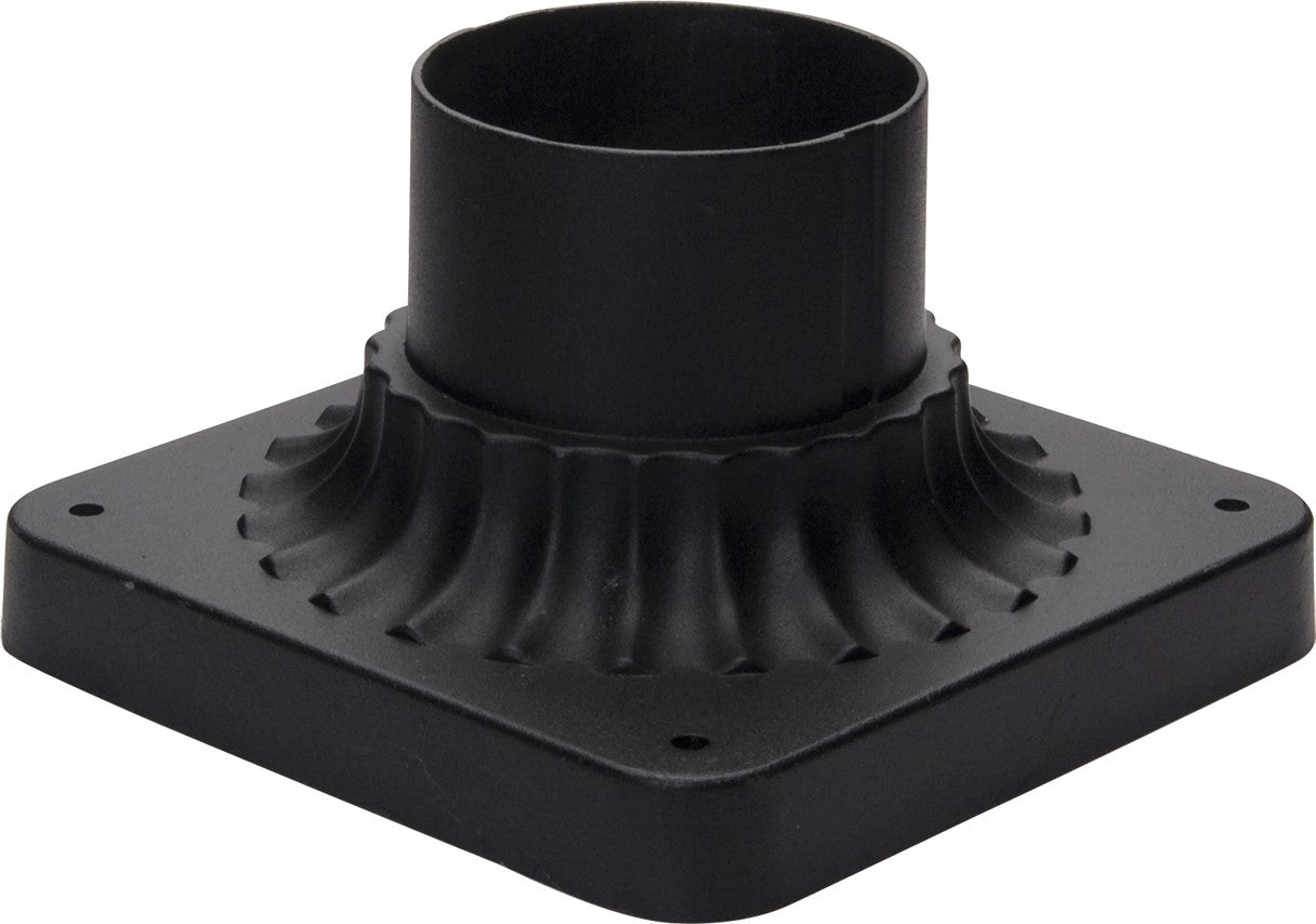 Maxim Lighting 2001BK Outdoor Essentials Outdoor Essentials Cast Pier Mount in Black