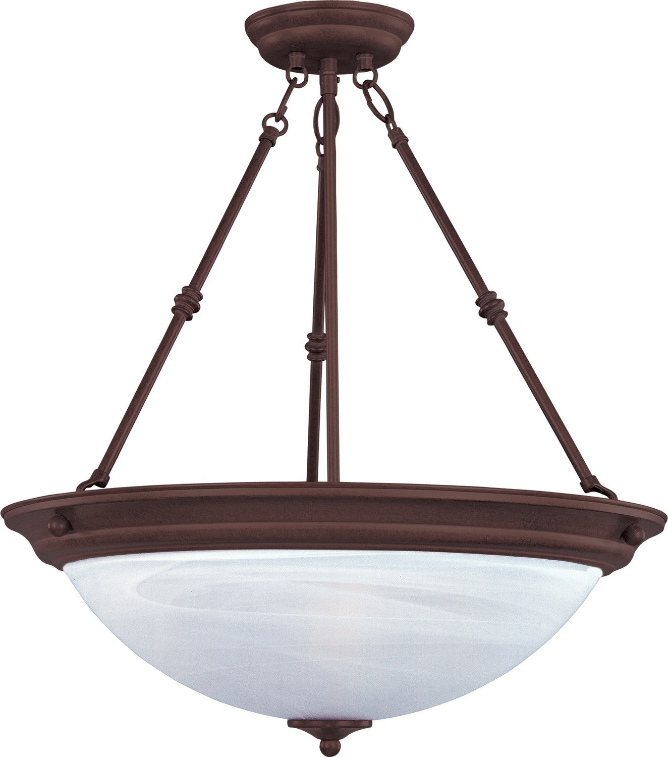 Éclairage Maxim 5845MROI Essentiels Suspension en bronze huilé