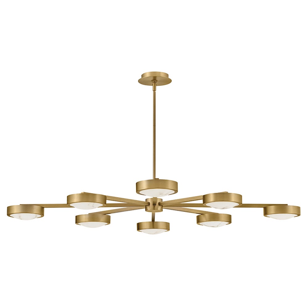 Fredrick Ramond FR31014LCB Cava LED Profil bas Suspendu/Semi-affleurant en laiton laqué