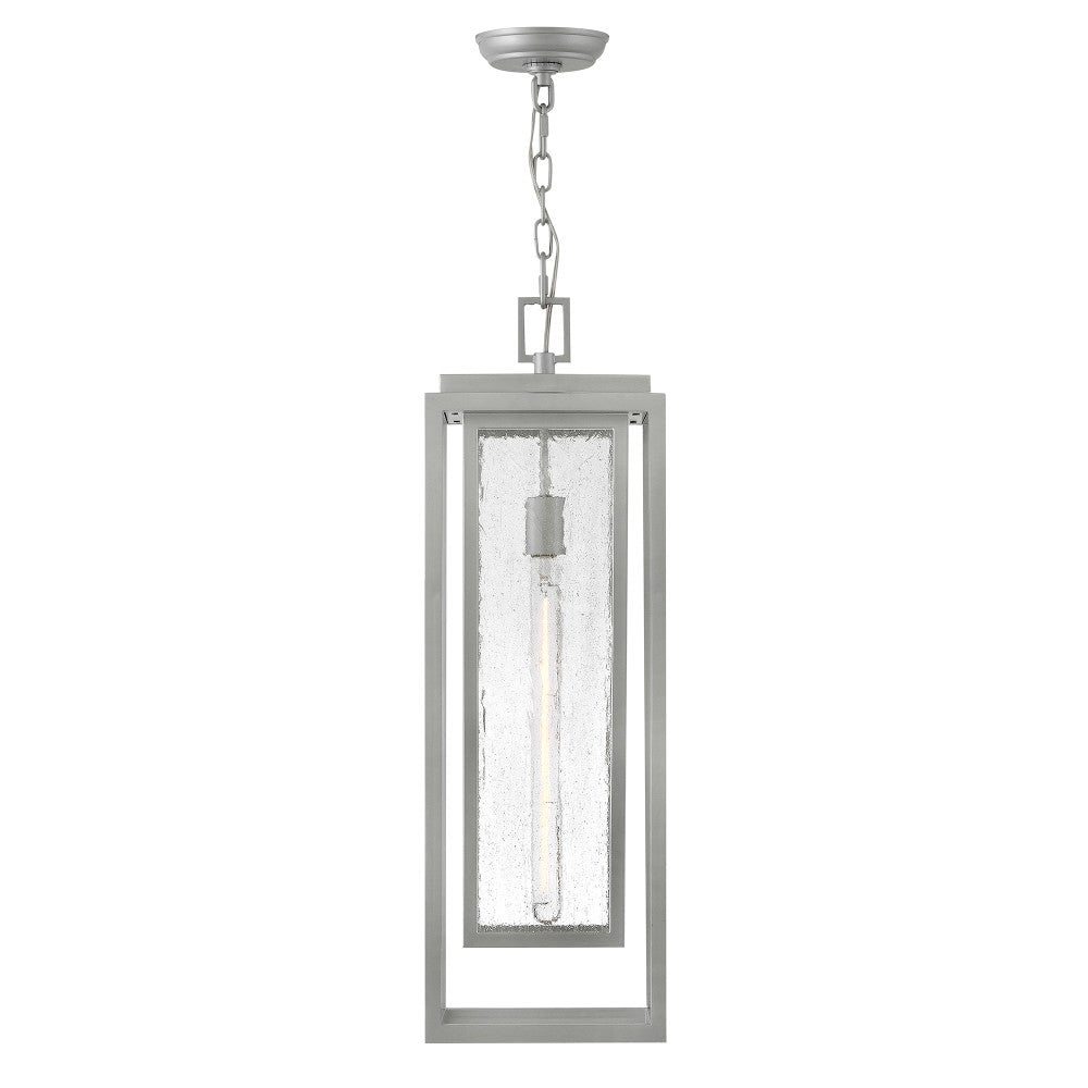 Hinkley Lighting 1006SI Republic Hanging Lantern in Satin Nickel