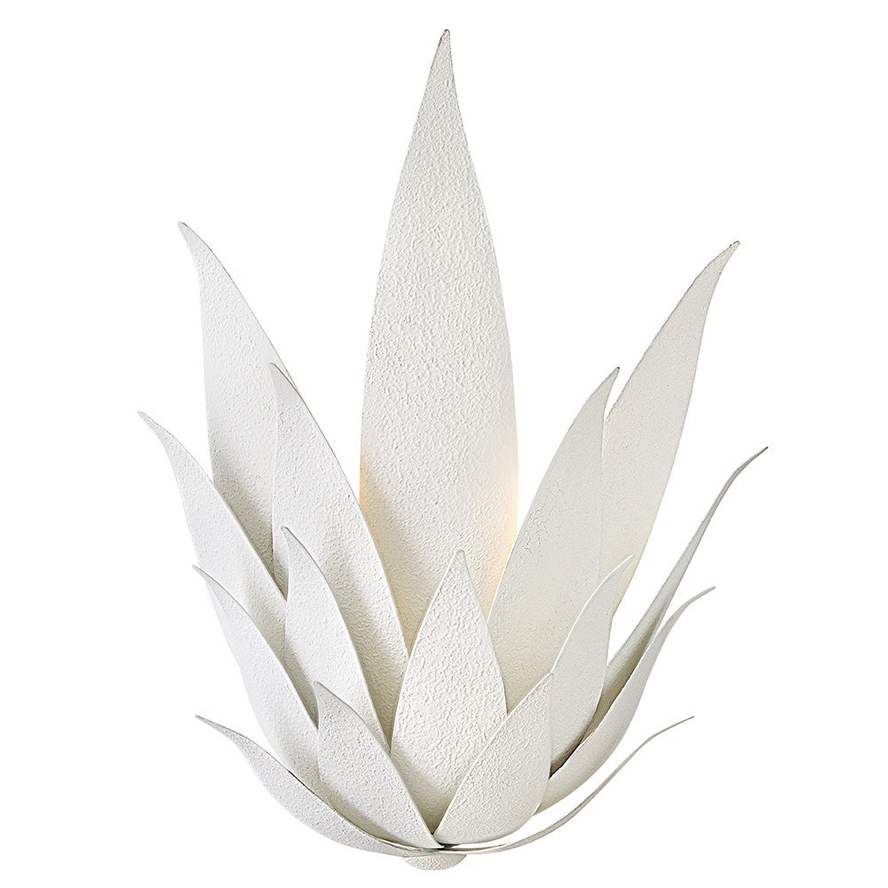 Fredrick Ramond FR30810TXP Agave Botanical Sconce in Textured Plaster