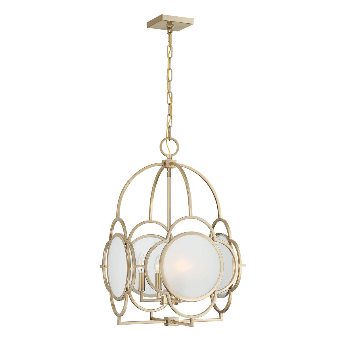 Savoy House 3-4699-4-127 Dame Suspension en laiton noble