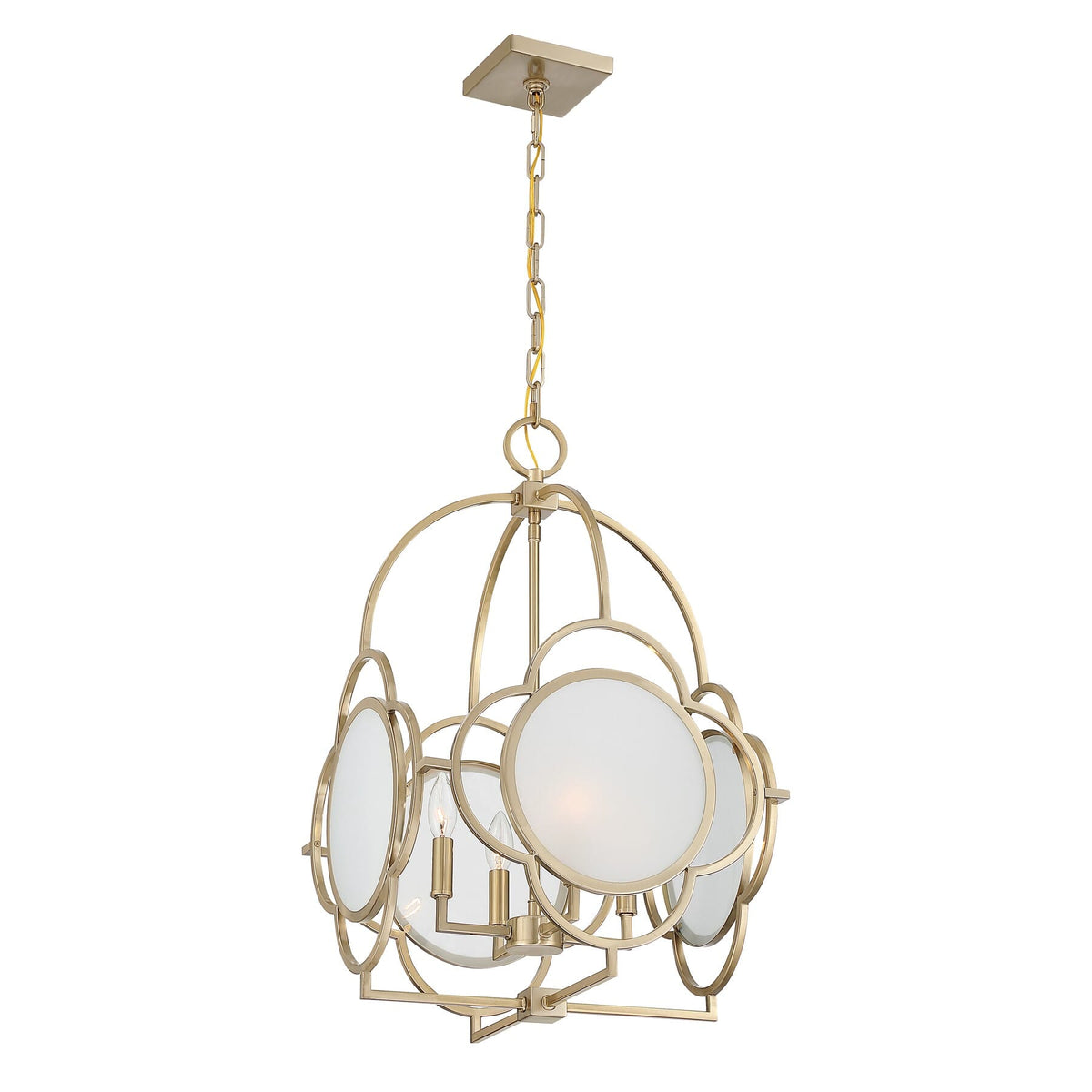 Savoy House 3-4699-4-127 Dame Suspension en laiton noble