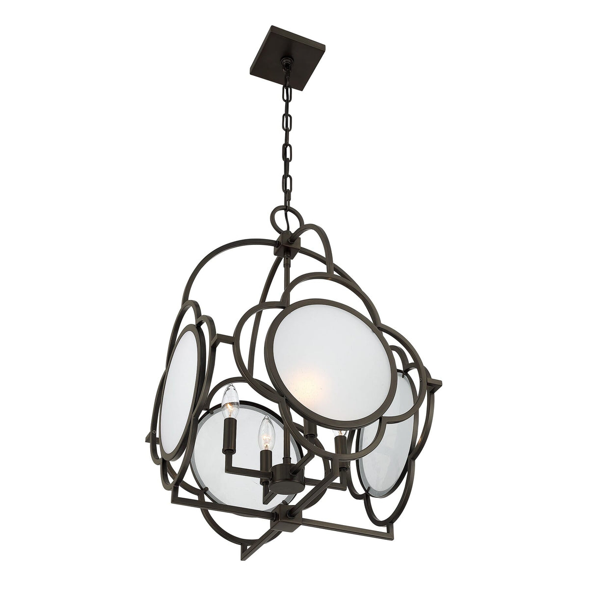 Savoy House 3-4699-4-15 Dame Suspension en bronze méditerranéen