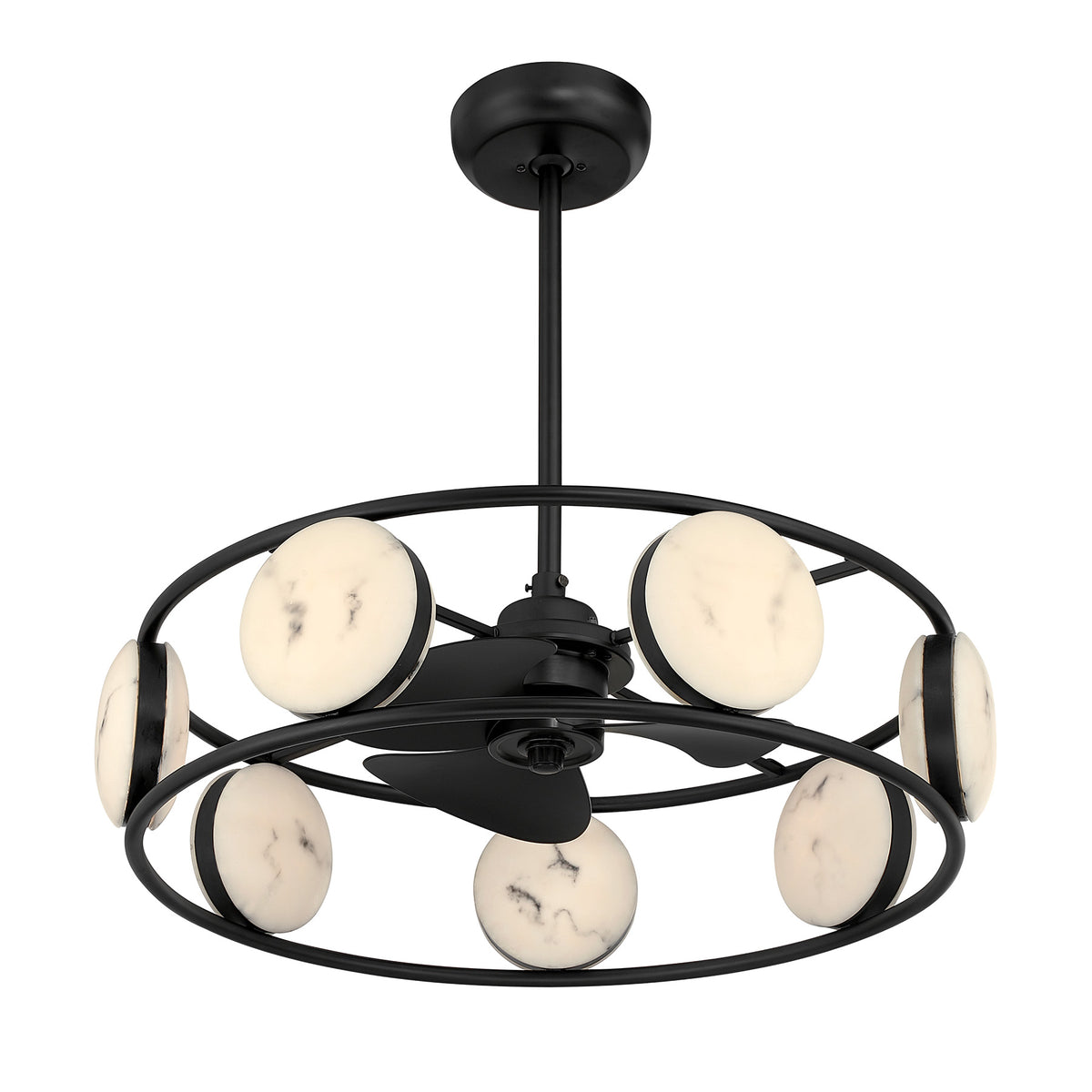 Savoy House 30-FD-435-89 Castra LED Ventilateur D'Lier en noir mat