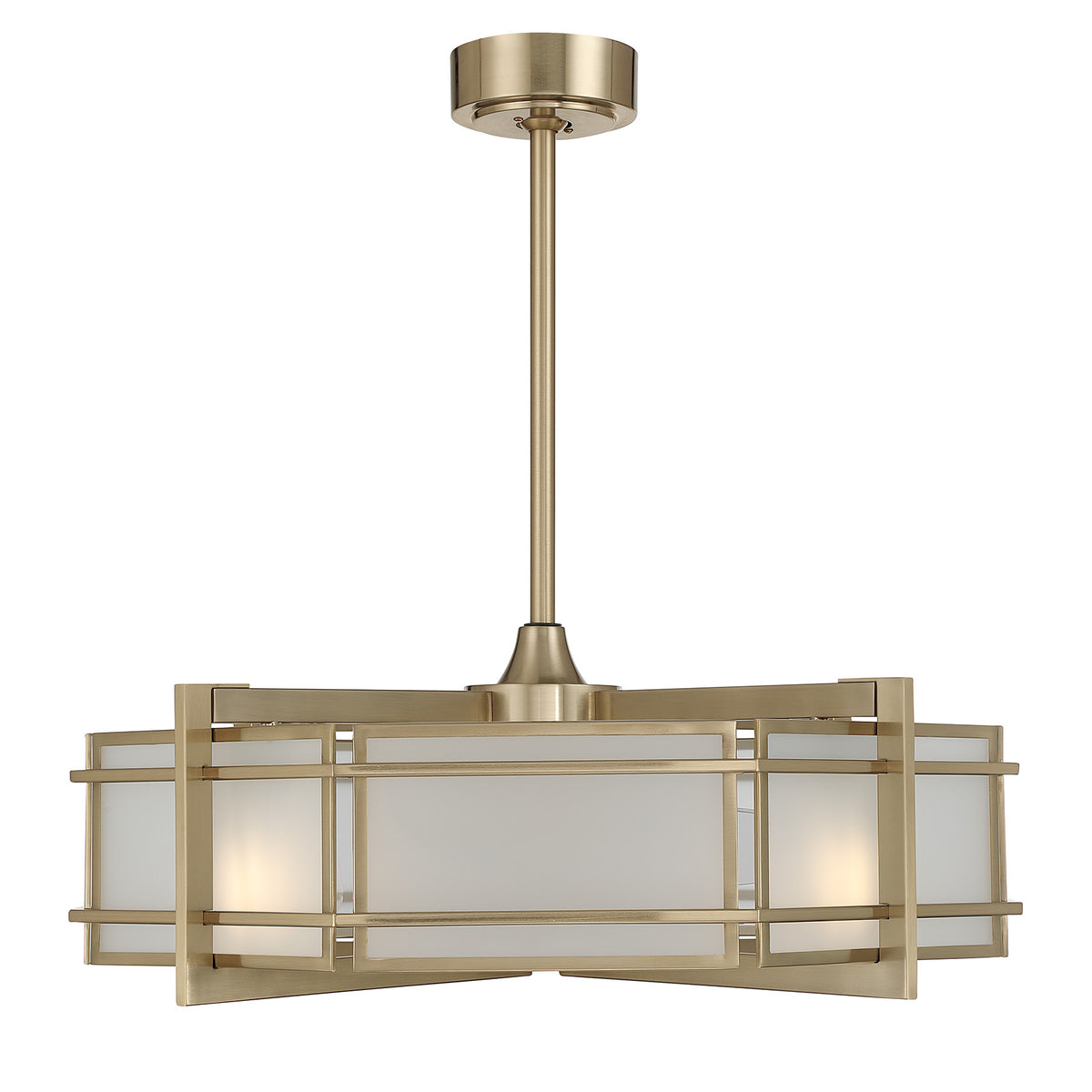 Savoy House 30-FD-495-127 Canterbury Fan D'Lier in Noble Brass