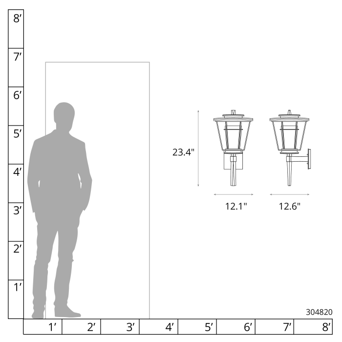 Hubbardton Forge 304820 Beacon Hall Large Outdoor Sconce
