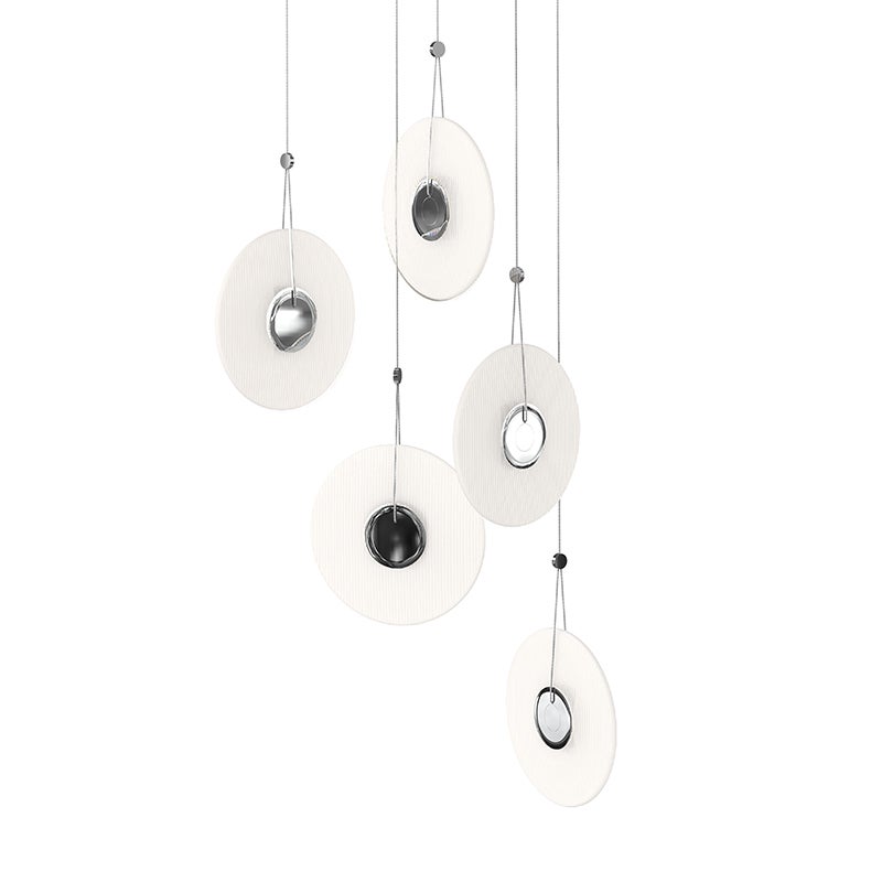 Sonneman 3115.01E Méclisse LED Suspension en chrome poli