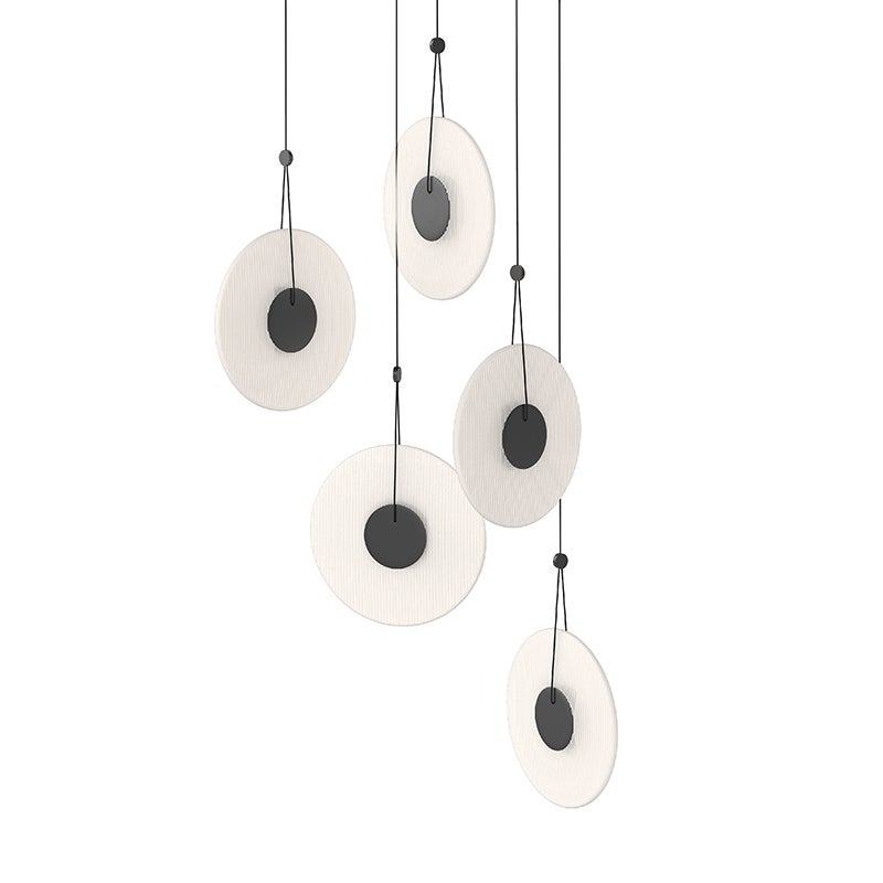 Sonneman 3115.25E Méclisse LED Suspension en noir satiné