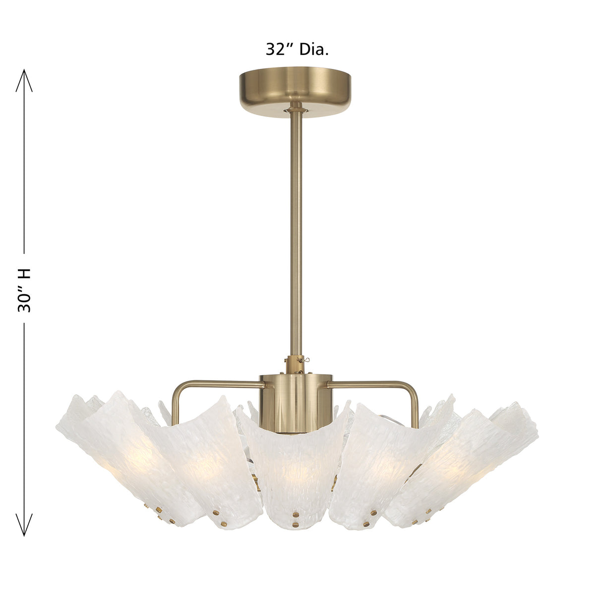 Savoy House 32-FD-465-127 Celina Ventilateur D'Lier en laiton noble