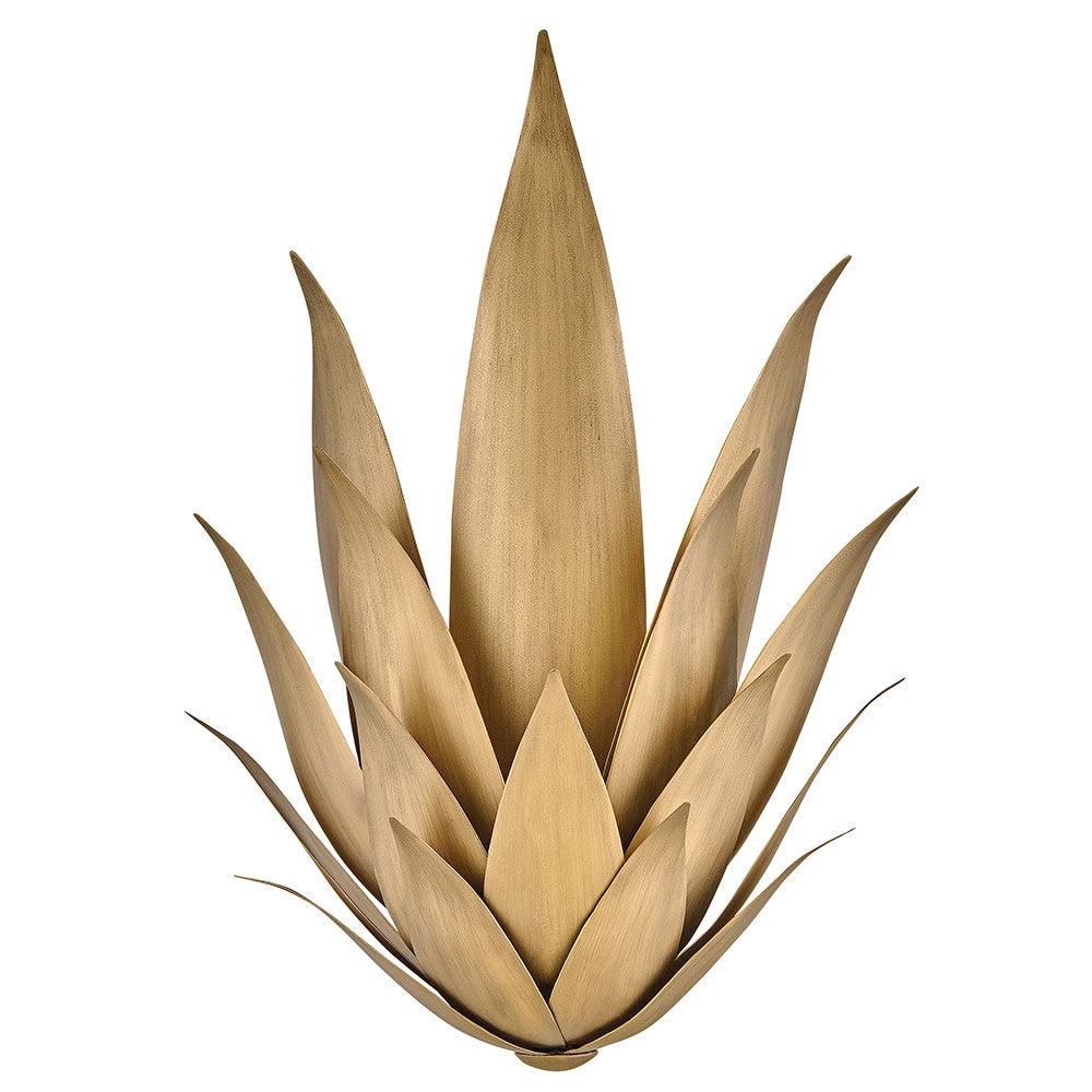 Fredrick Ramond FR30810BNG Agave Botanical Sconce in Burnished Gold