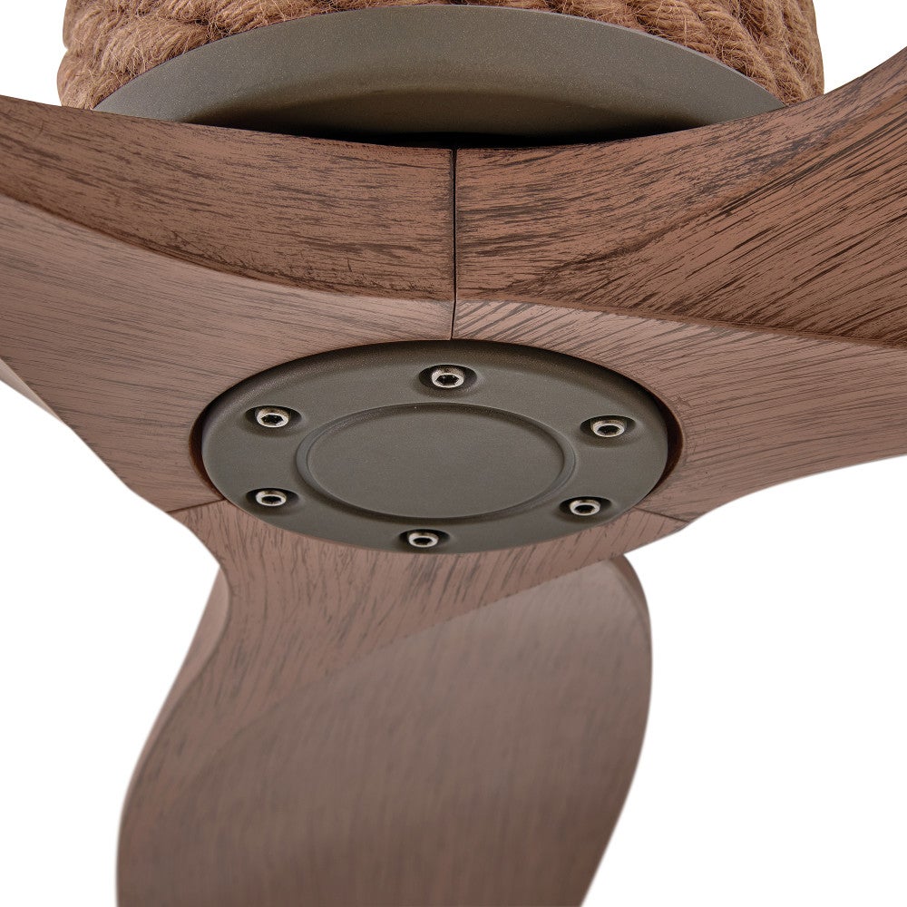 Luminaire encastré intelligent à DEL Hinkley Lighting 943160FMM-LDD Marin Ventilateur en bronze mat métallisé