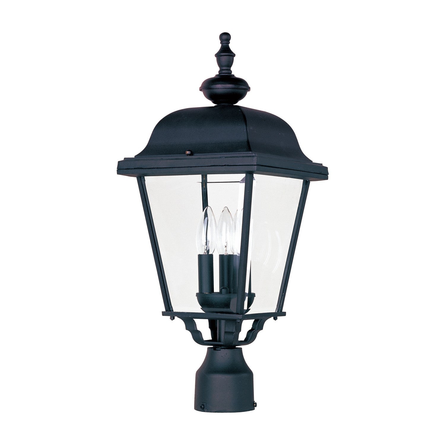 Maxim Lighting 3008BK Builder Cast Outdoor Pole/post Lantern in Black