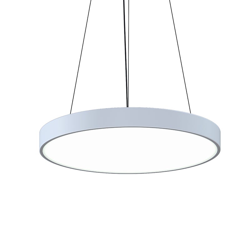 Sonneman 3744.03-35 Pi LED Rond Suspension en blanc satiné