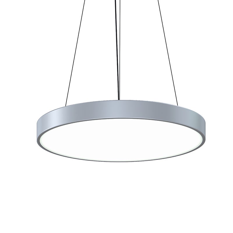 Sonneman 3744.16 Pi LED Rond Suspension en aluminium satiné brillant