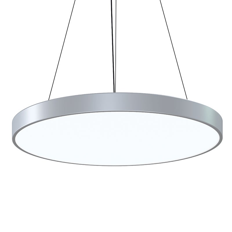 Sonneman 3745.16-35 Pi LED Rond Suspension en aluminium satiné brillant