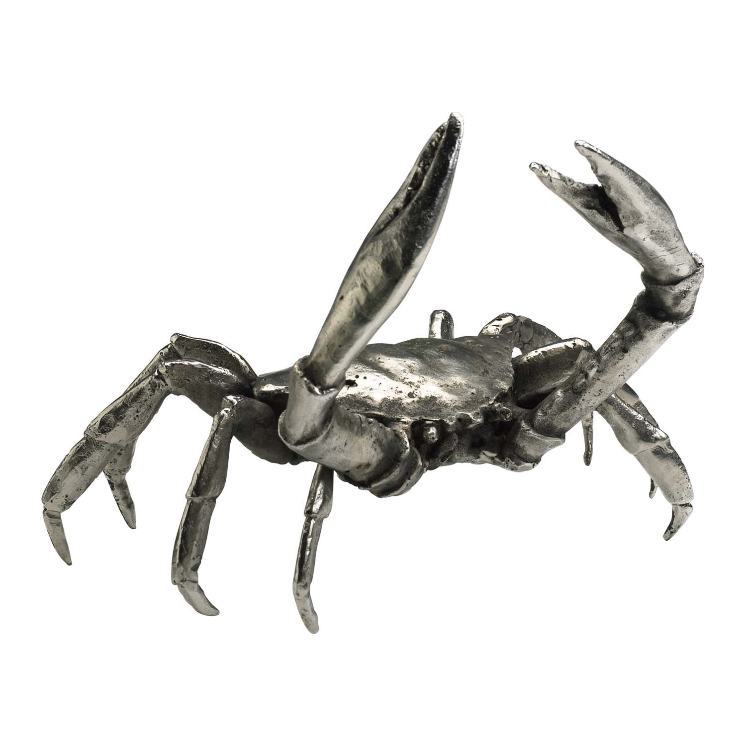 Cyan Canada - 01897 - Sculpture - Grand crabe - Feuille d'argent