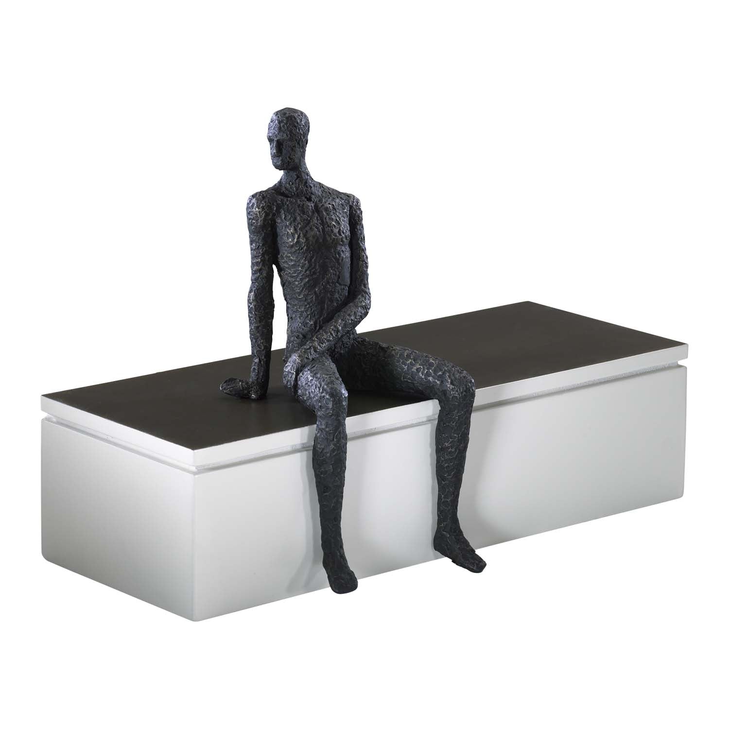 Cyan Canada - 01902 - Sculpture - Homme posant - Ancien Monde