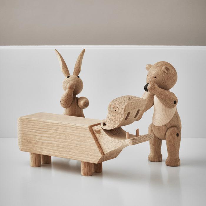 Kay Bojesen 39202 Hippo Wooden Figurine in Oak