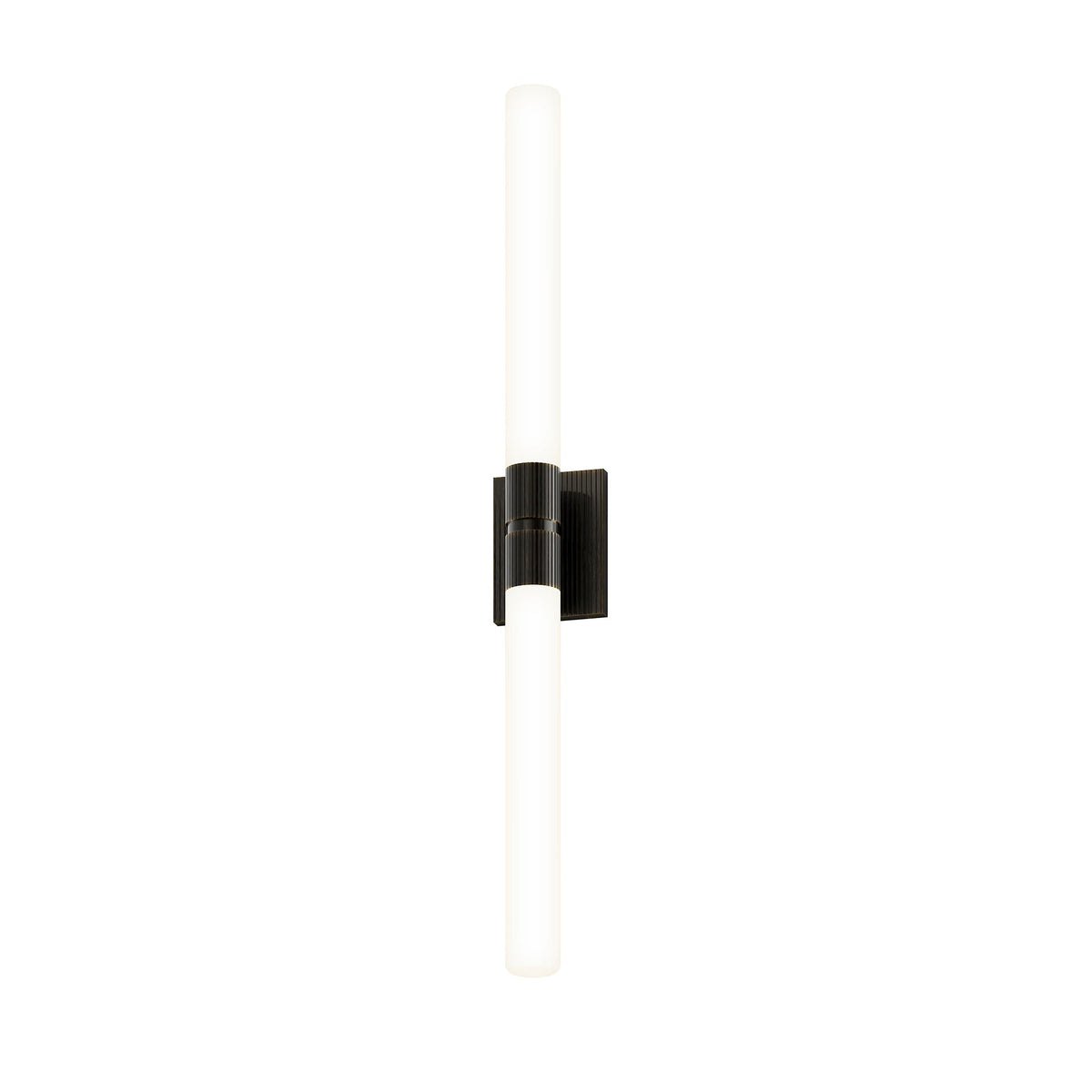 Barre de bain LED Sonneman 3963.51-40 Scepter en laiton noir
