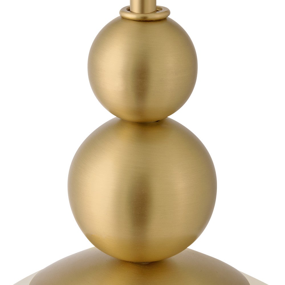 Lark 83027LCB Opalite Pendant in Lacquered Brass