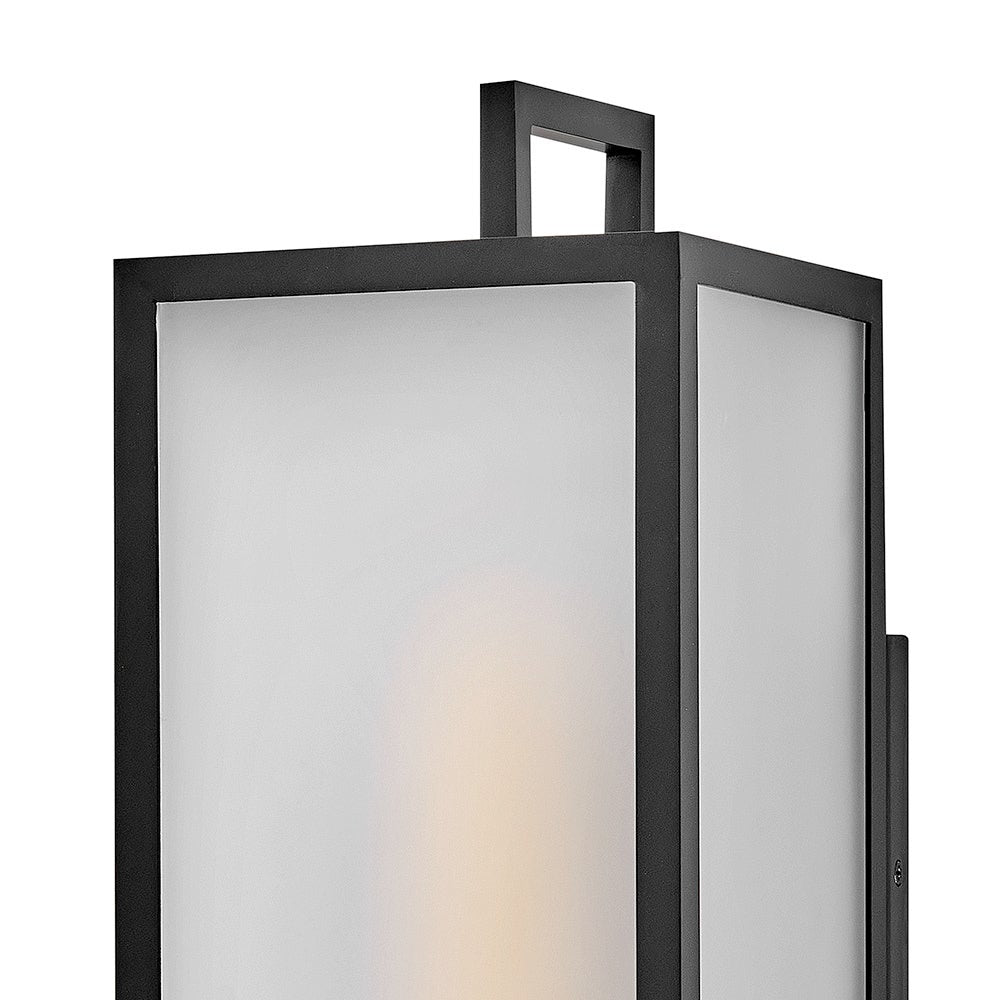 Lanterne murale Halden Lark 82075BK, noire