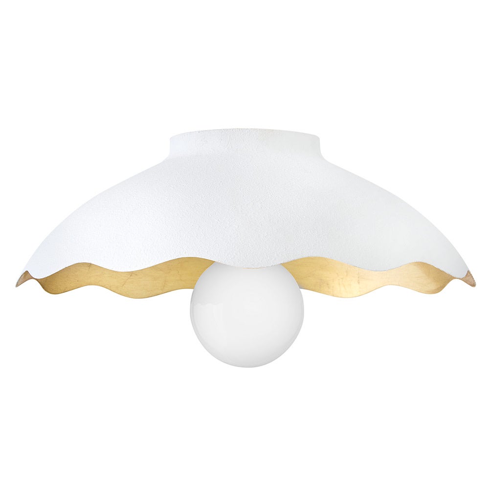 Lark 84241TXP Darla Plafonnier en plâtre texturé