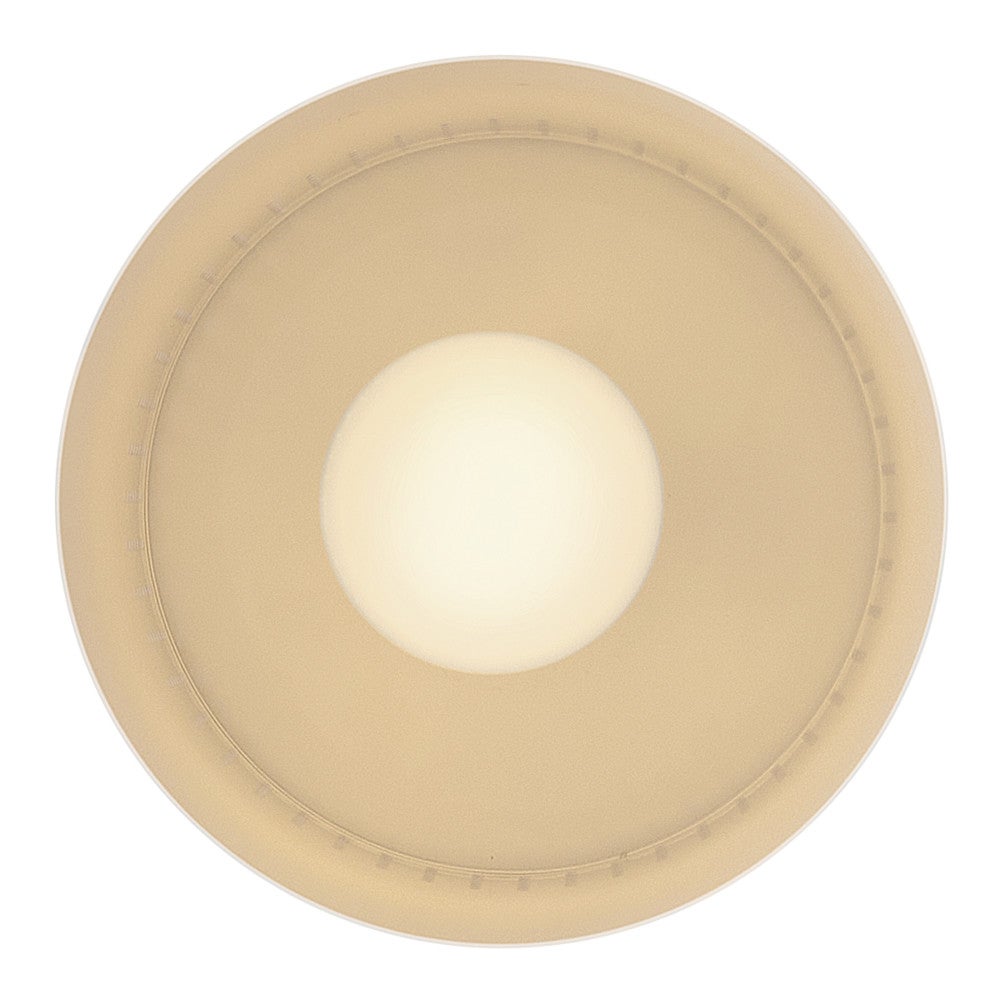 Lark 83687LCB-SO Casey Metal Shade Pendant in Lacquered Brass with Satin Off-White accents
