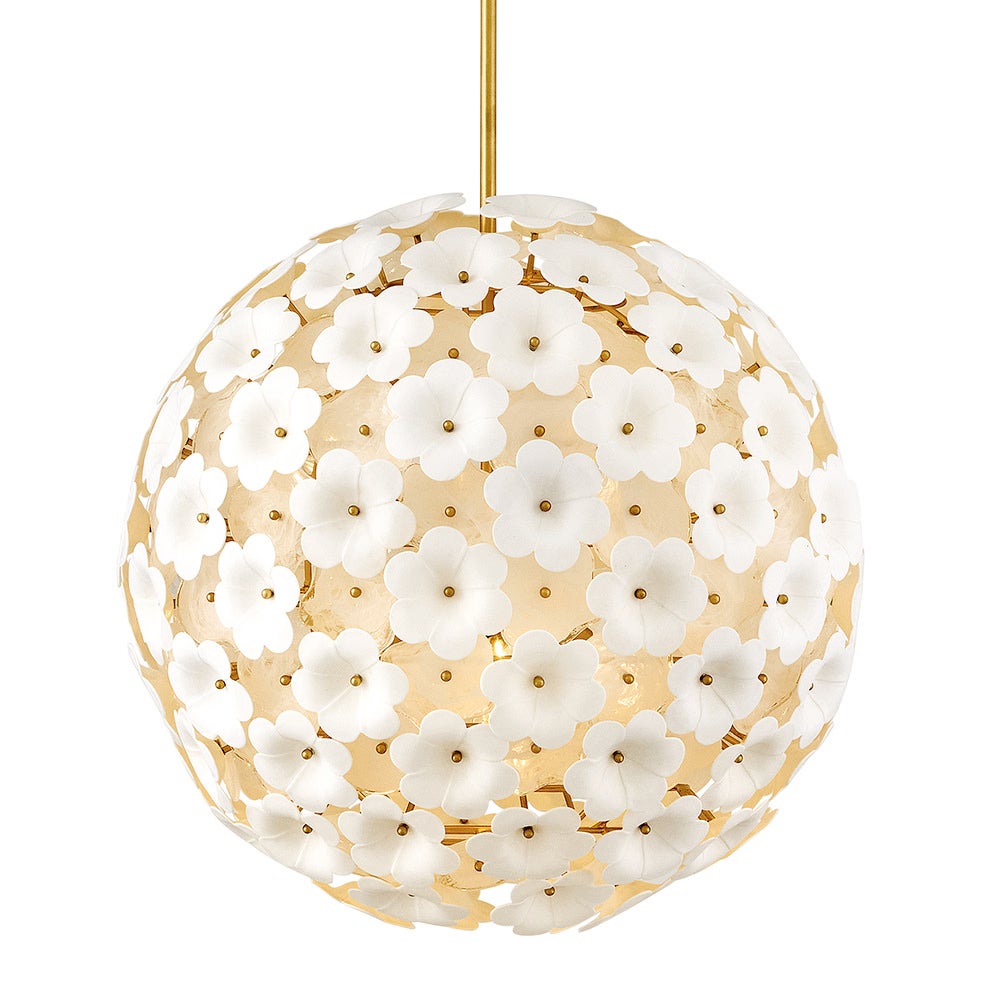 Fredrick Ramond FR41966DG Marianne Globe Pendant in Deluxe Gold