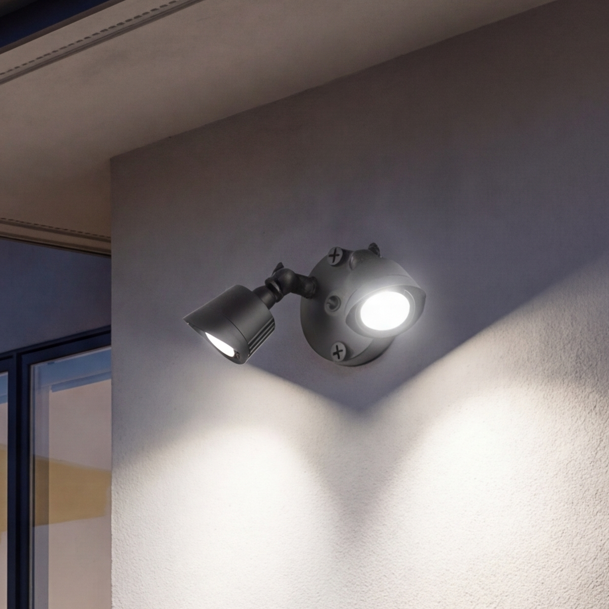 Projecteur double LED 3CCT Savoy House 4-FLOOD-A2-3CCT-BK noir