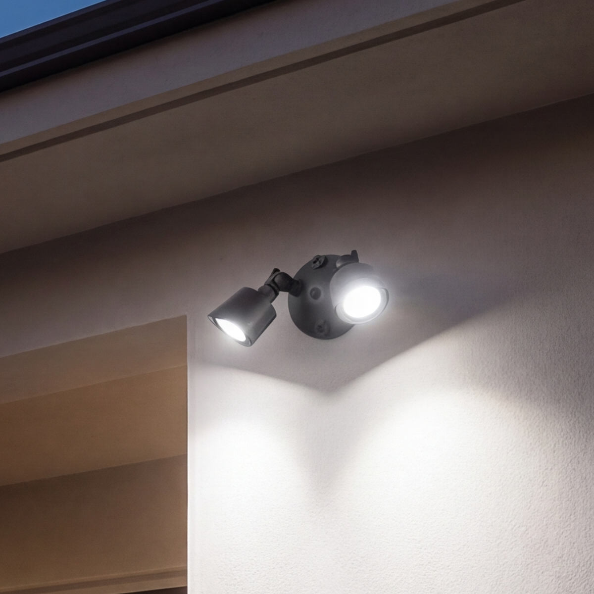 Projecteur double LED 3CCT Savoy House 4-FLOOD-A2-3CCT-BZ en bronze