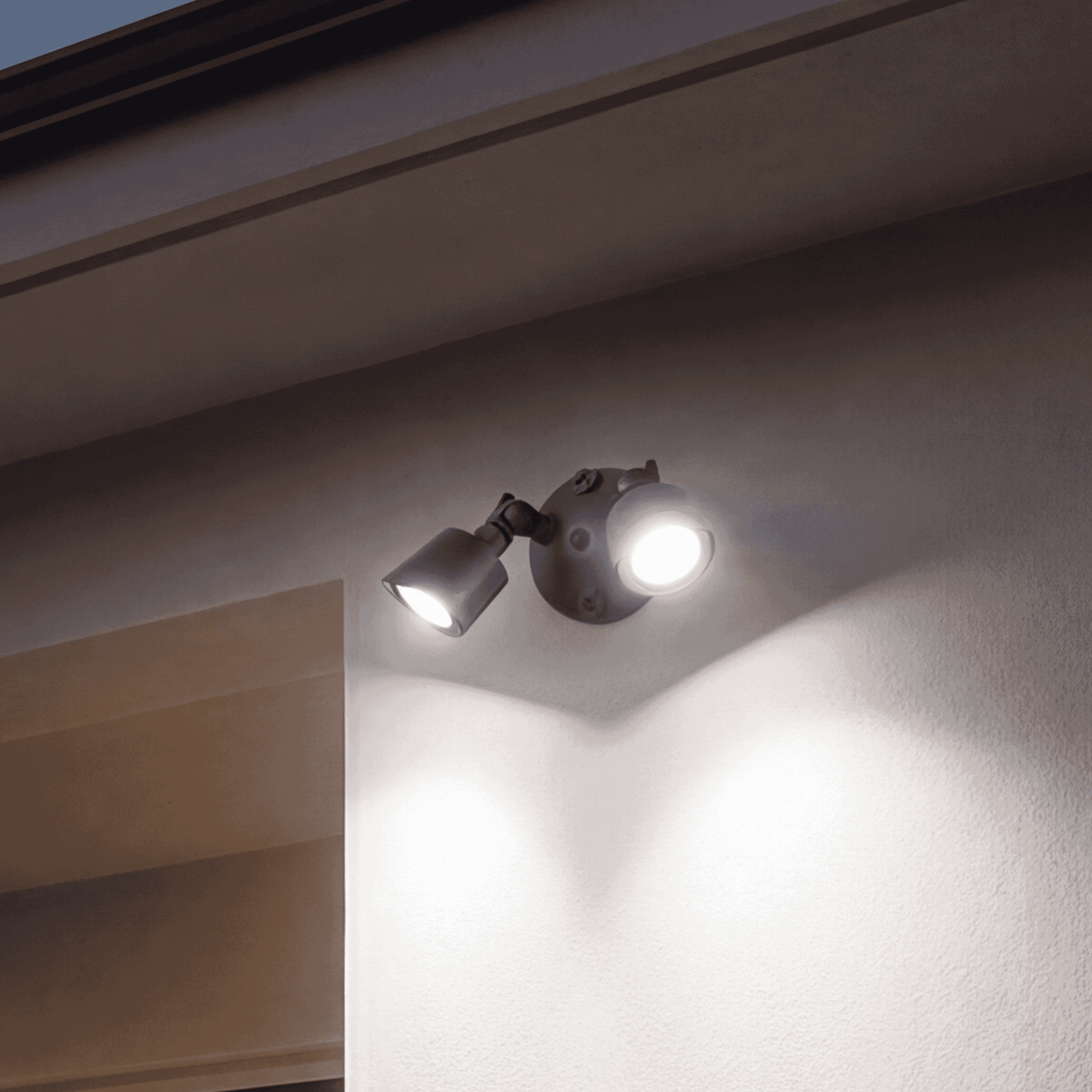 Projecteur double LED 3CCT Savoy House 4-FLOOD-A2-3CCT-BZ en bronze