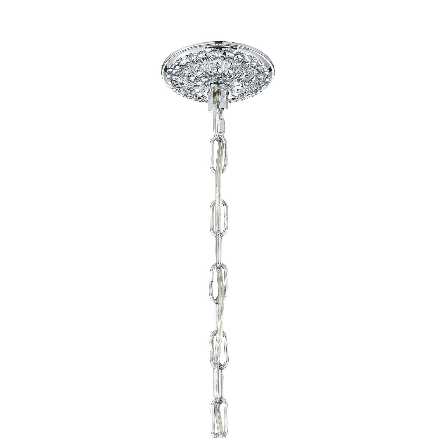 Crystorama - 4476-CH-CL-S - Five Light Mini Chandelier - Maria Theresa - Polished Chrome