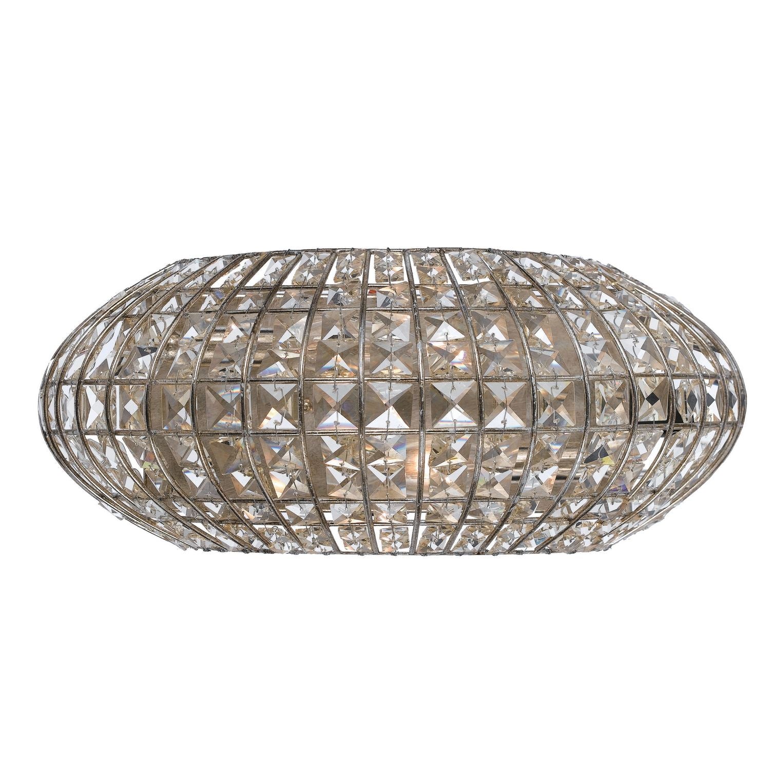 Crystorama - 342-SA - Two Light Wall Sconce - Solstice - Antique Silver