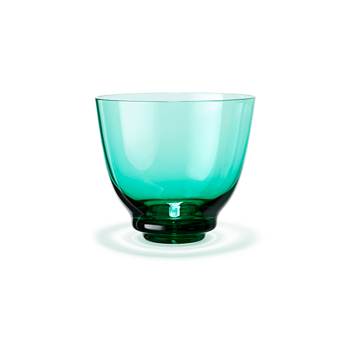 Holmegaard 4300485 Flow Tumbler in Emerald Green