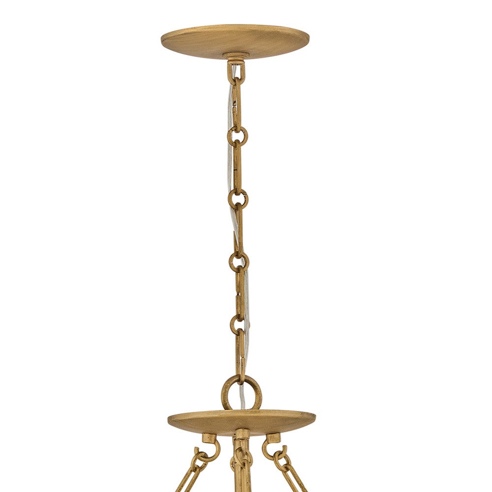 Fredrick Ramond FR46911BNG Fleur Semi-Flush/Pendant in Burnished Gold