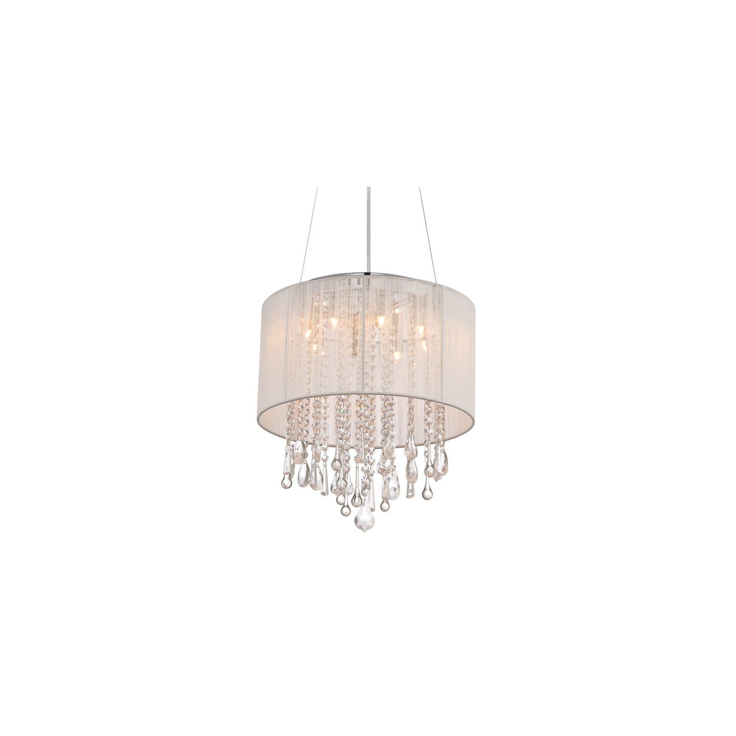 Avenue Lighting - HF1501-WHT - LED Dual Sconce - Beverly Dr. - White Silk String