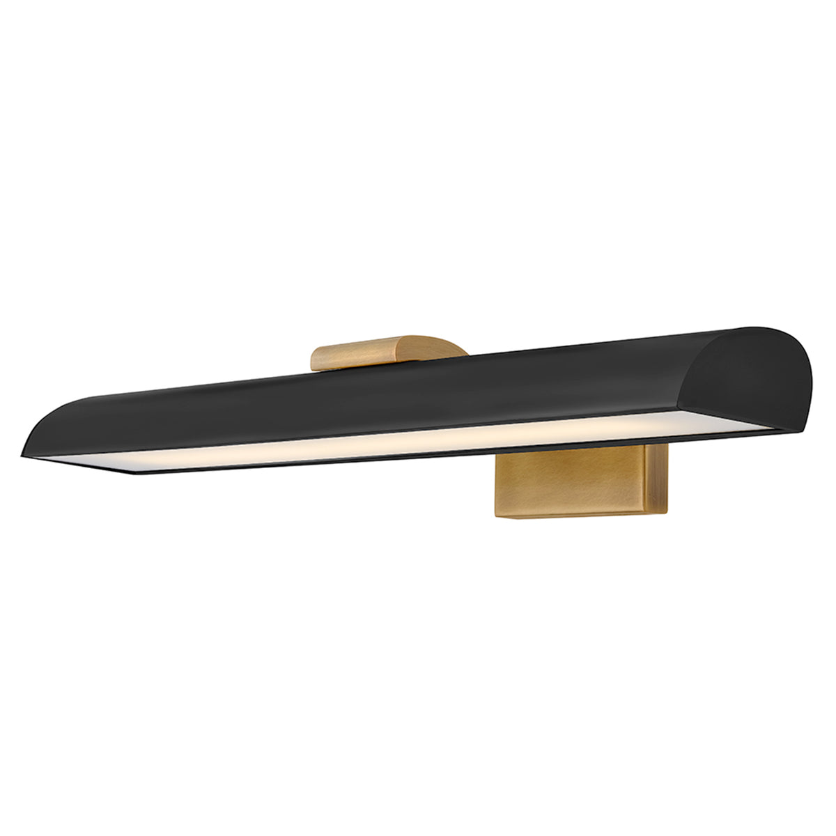 Hinkley Lighting 46074HB-BK Alston LED Art Light in Heritage Brass with Black accents