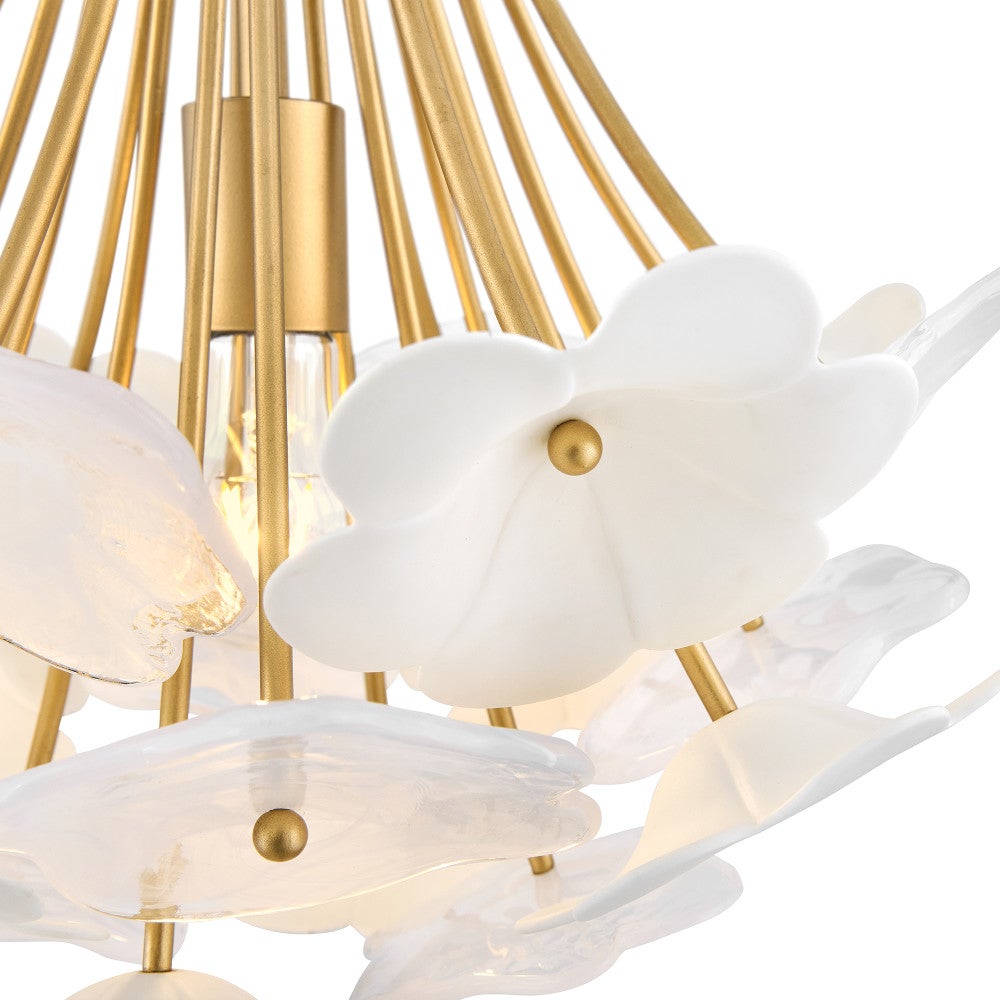 Fredrick Ramond FR41964DG Marianne Bouquet Suspension en or de luxe
