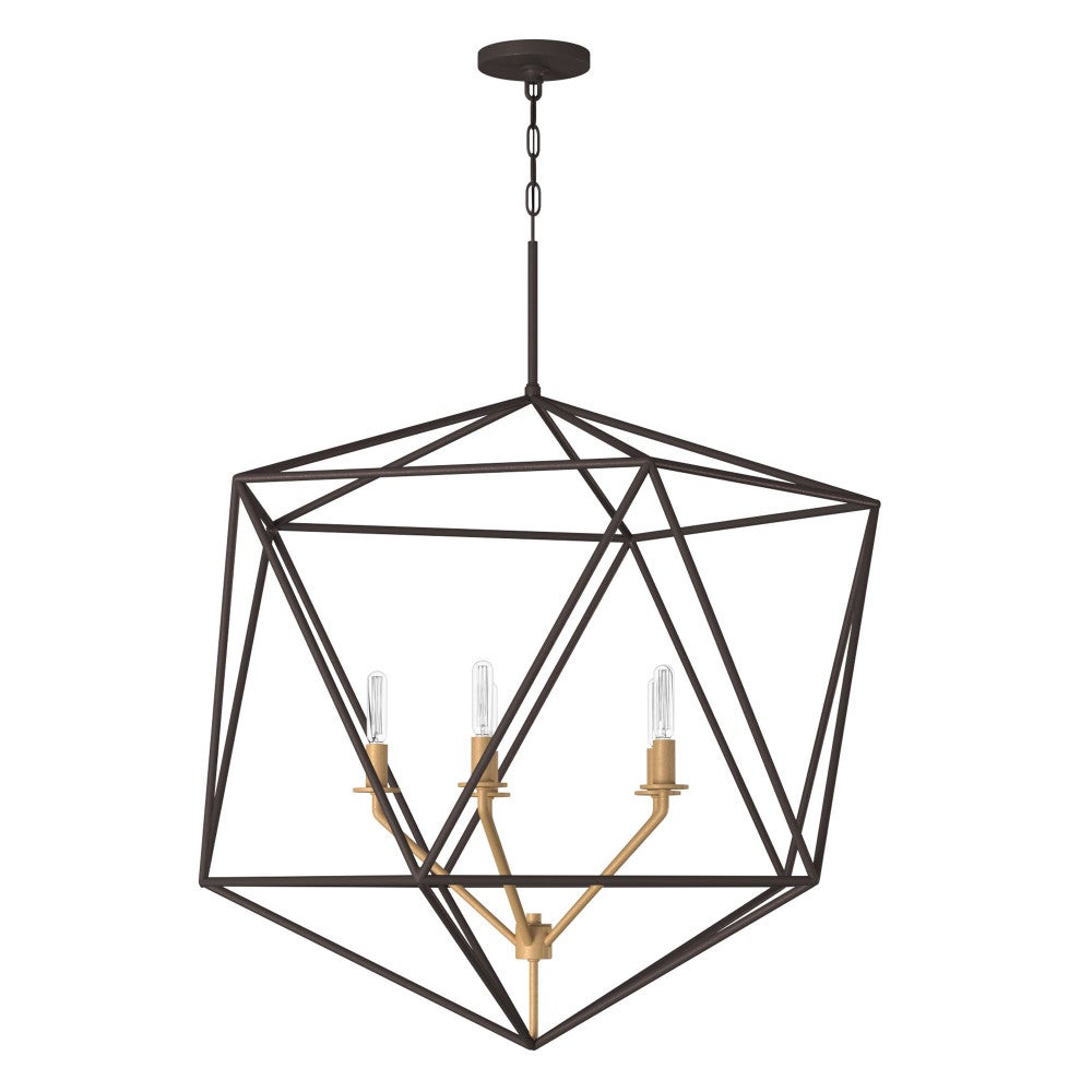 Hinkley Lighting 3025MM Astrid Open Frame Chandelier in Metallic Matte Bronze