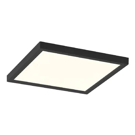 Eurofase 47525-023 Troy 5-CCT LED Square Flush Mount in Matte Black