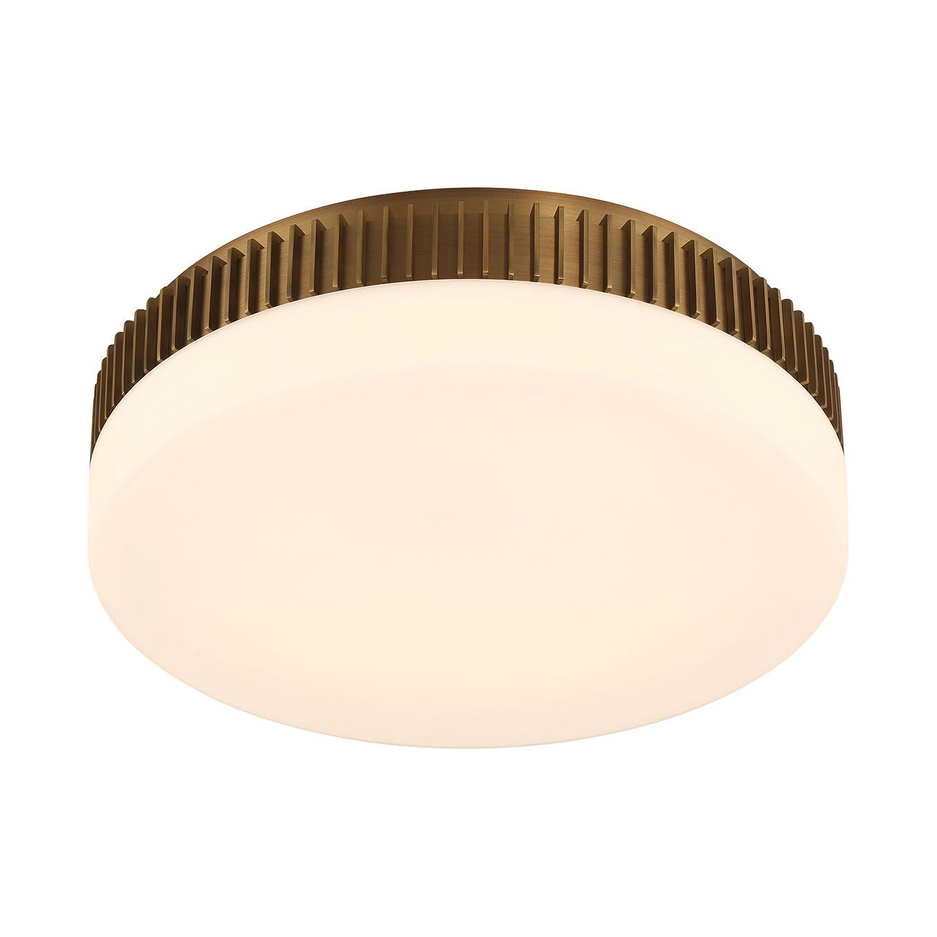 Eurofase 49914-016 Purgos LED Flush Mount in Antique Brass