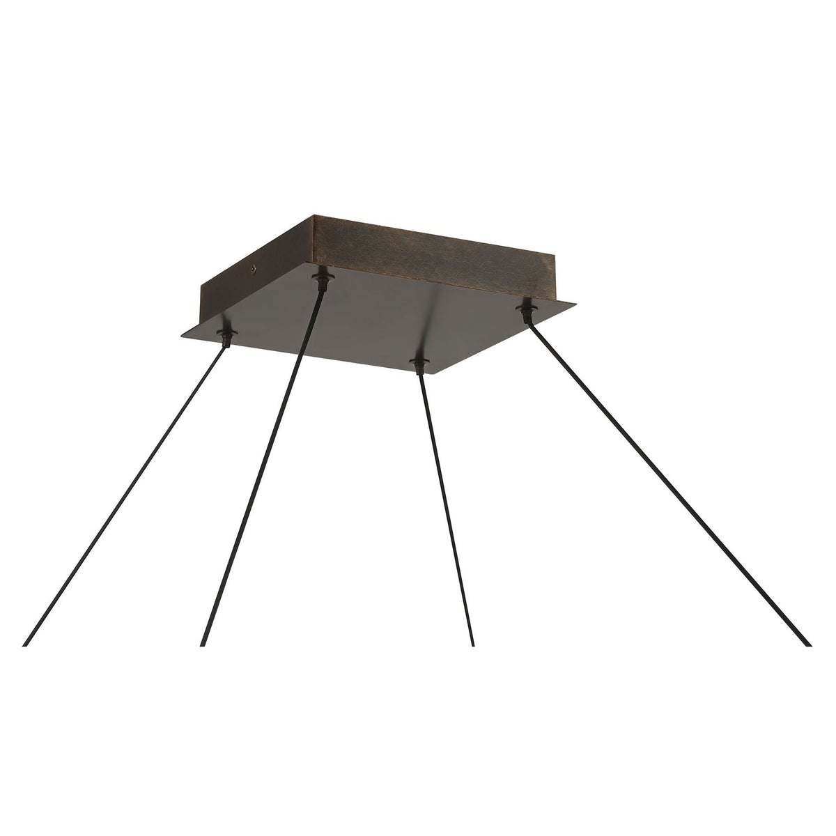 Eurofase 50053-018 Neoness LED Geometric Chandelier in Weathered Brass