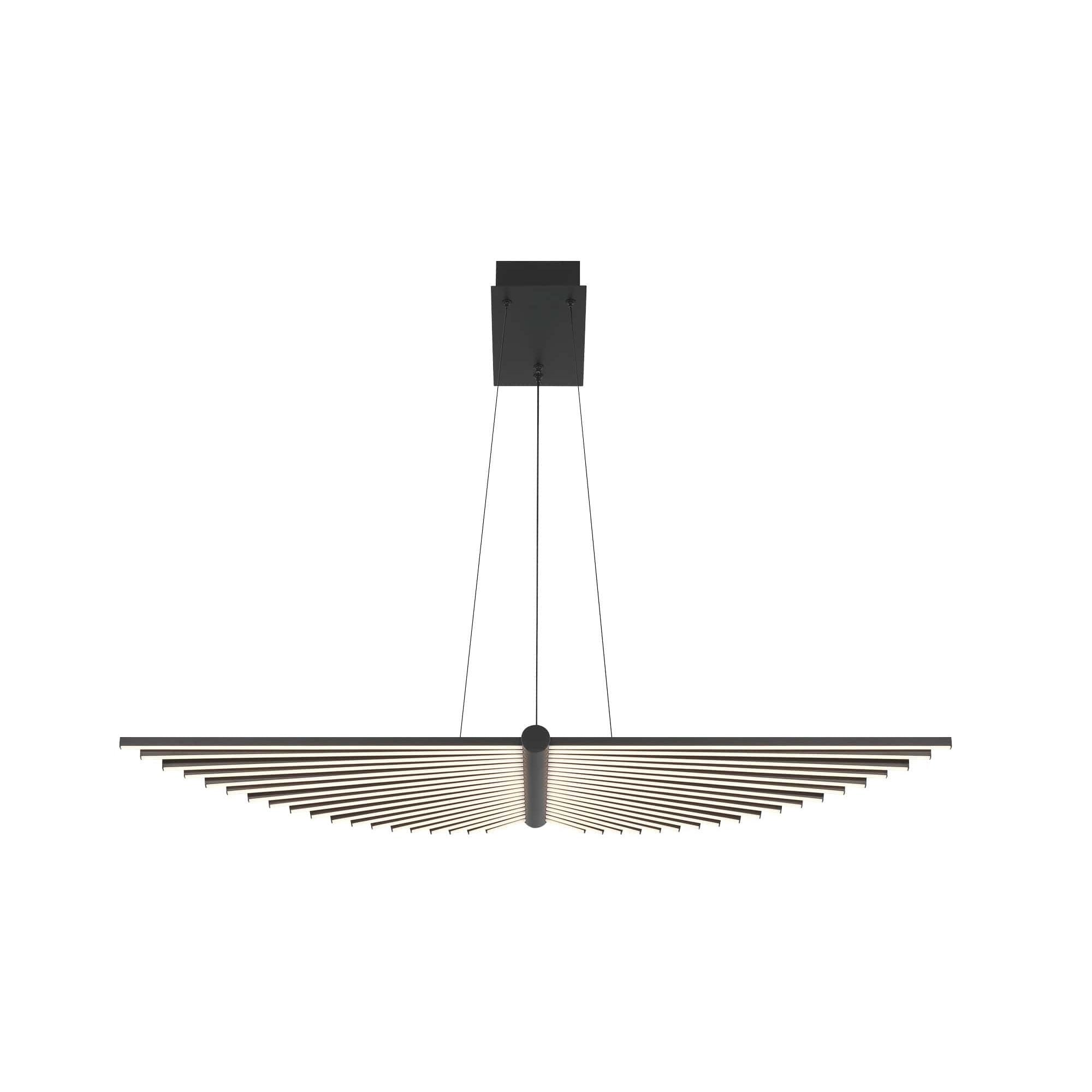 Eurofase 46841-018 Seraph LED Linear Chandelier in Black